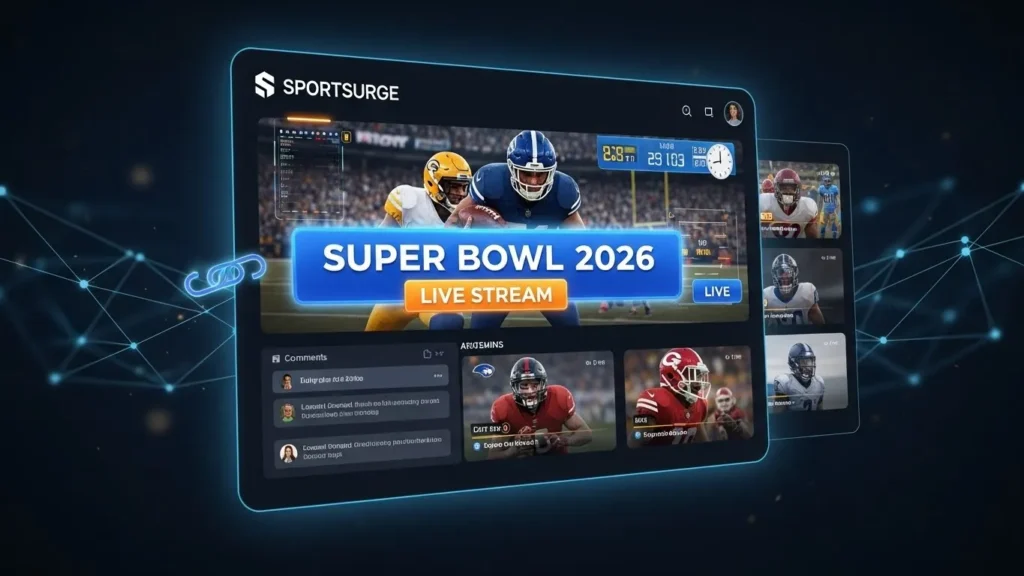 What is Sportsurge for Superbowl 2026 streaming